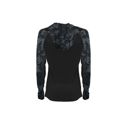 Mobile cooling hoodie femme