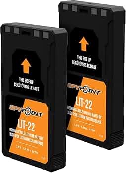 Duo de batteries au lithium LIT-22