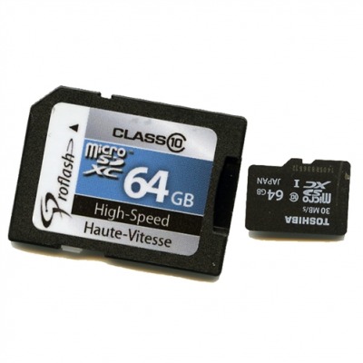 Carte micro SD 64GB