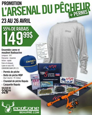Promotion L'ARSENAL DU PËCHEUR