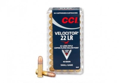 Munition a percussion latérale VELOCITOR