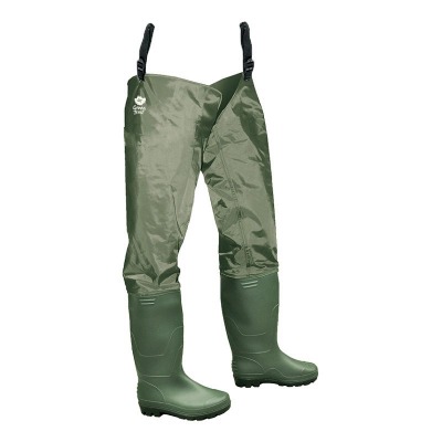 Cuissardes green trail semelles traction