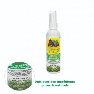 Chasse-moustique pour chiens et chevaux 