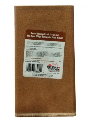 Bloc de sel mineral brun