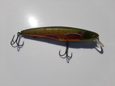 Poisson nageur truite