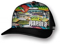 Casquette Classic à filet arrière de Rapala, noir, taille unique RCMBB