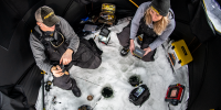 Tente de pêche sur glace