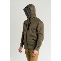 Hoodie shack full zip anti-mouche