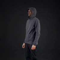 Hoodie plein zip gaspe
